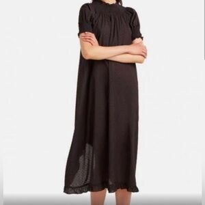 Hill House Black Caroline Dress Sz L